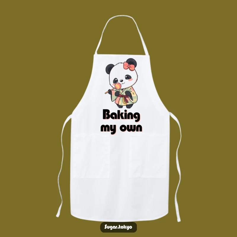Funny Panda Kimono Apron: Sweet Chef Panda, Practical Funny Gift